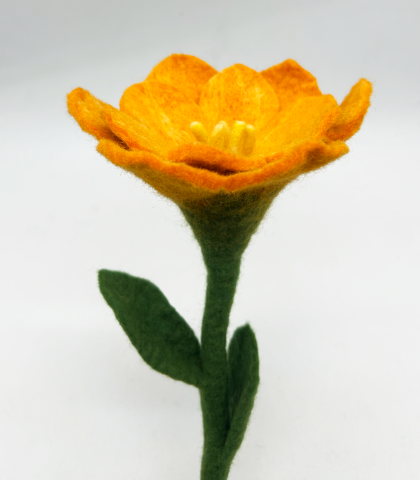 Handmade Layered Felt Flower – Eco-Friendly Decorative Flower